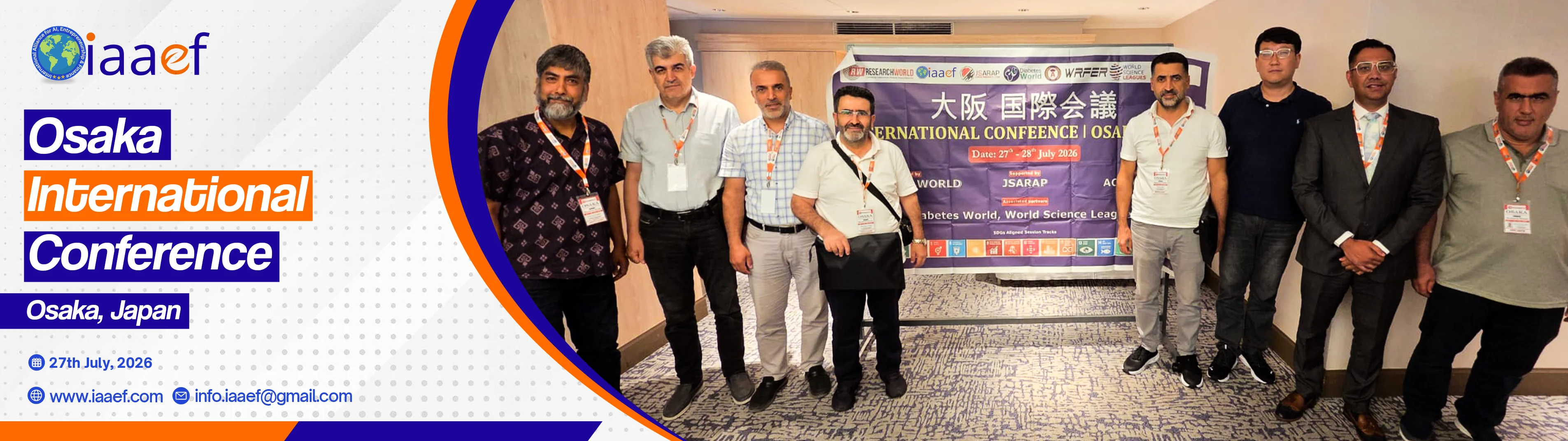 Oska, Japan conference 2026
